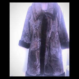 Black vintage coat